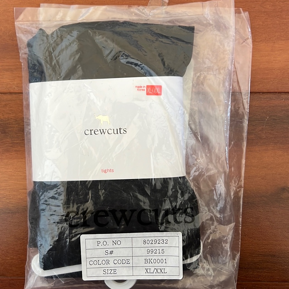 Jcrew brand new Girls' solid tights  XL/XXL (12-16.)